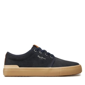 Sneakersy Pepe Jeans Ben Low PMS31071 Granatowy