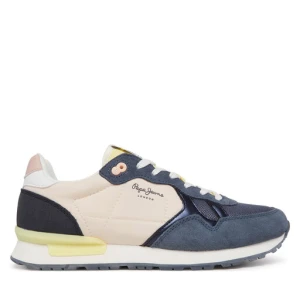 Sneakersy Pepe Jeans Brit Camp W PLS40038 Granatowy