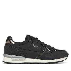 Sneakersy Pepe Jeans Brit Mirror W PLS400004 Czarny