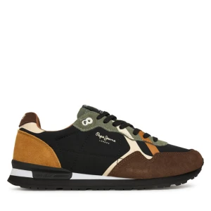 Sneakersy Pepe Jeans Brit Prints M PMS400002 Brązowy