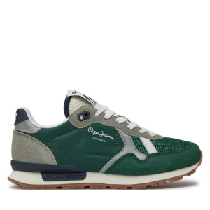 Sneakersy Pepe Jeans Brit Young B PBS40003 Zielony