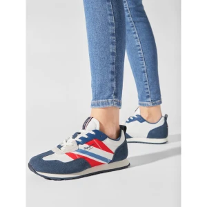 Sneakersy Pepe Jeans Foster Boy Print PBS30554 Niebieski