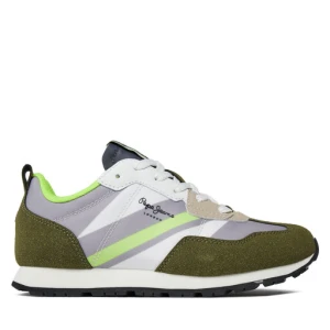 Sneakersy Pepe Jeans Foster Boy Print PBS30554 Zielony