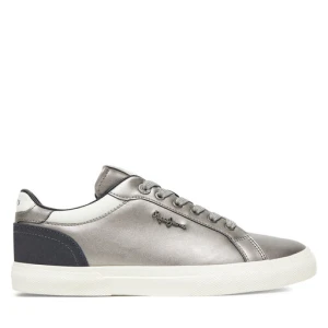 Sneakersy Pepe Jeans Kenton Glam W PLS300005 Srebrny