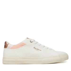 Sneakersy Pepe Jeans Kenton Knit PLS31601 Biały