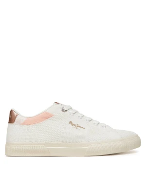 Sneakersy Pepe Jeans Kenton Knit PLS31601 Biały