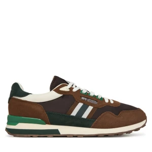 Sneakersy Pepe Jeans Kingston College M PMS400010 Brązowy