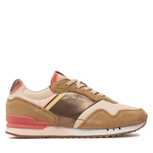 Sneakersy Pepe Jeans London Glam W PLS40006 Beżowy
