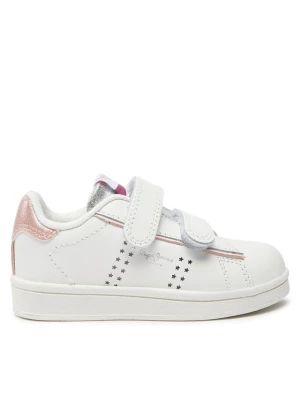 Sneakersy Pepe Jeans Player Night Gk PGS30601 Biały