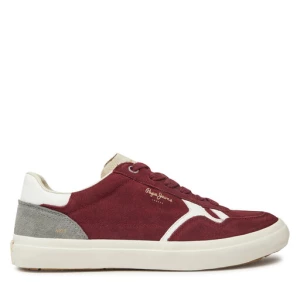 Sneakersy Pepe Jeans PMS31058 Bordowy