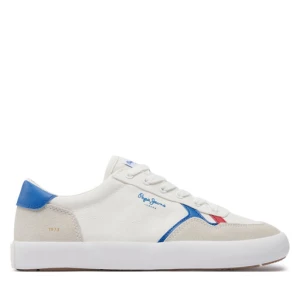 Sneakersy Pepe Jeans Travis Brit M PMS31038 Biały