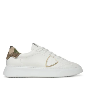 Sneakersy Philippe Model Veau Camou Striching A012221 BTLU VCB3 VEAU Biały