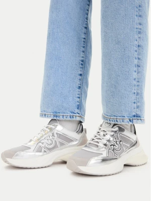 Sneakersy PINKO Ariel 33 SS0135 P141 Srebrny