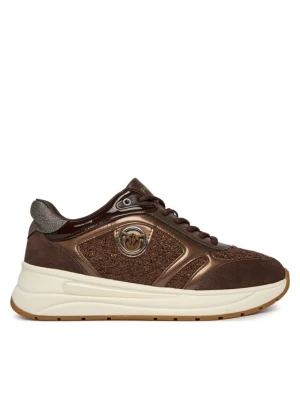 Sneakersy PINKO Nataly 02 SS0197P155 Brązowy ciemny