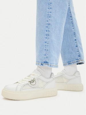 Sneakersy PINKO Yoko 33 SS0181 Biały