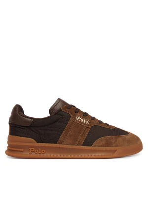 Sneakersy Polo Ralph Lauren 804P04919001 Brązowy