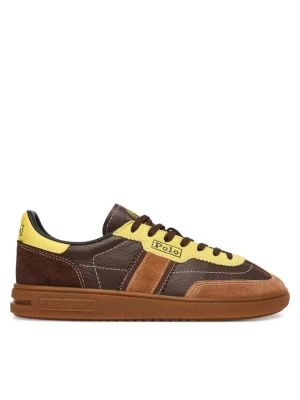Sneakersy Polo Ralph Lauren 804P04920001 Brązowy