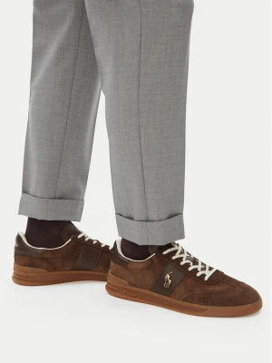Sneakersy Polo Ralph Lauren 809973707001 Brązowy