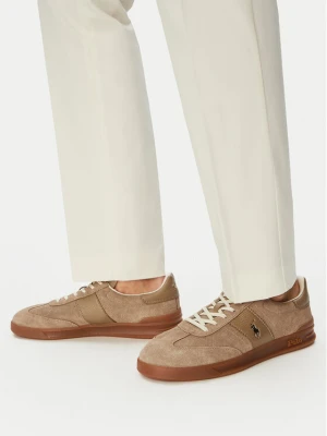 Sneakersy Polo Ralph Lauren Hrt Aera Pp 809978010002 Beżowy