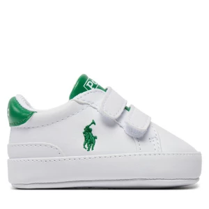 Sneakersy Polo Ralph Lauren RL00332100 L White Smooth/Green W/ Navy Pp