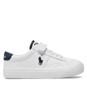 Sneakersy Polo Ralph Lauren RL00566100 C White Tumbled W/ Navy Pp