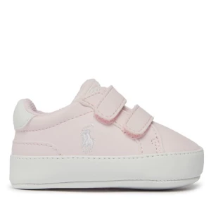 Sneakersy Polo Ralph Lauren RL100748 LT PINK SMOOTH W/ WHITE PP