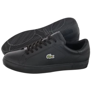Sneakersy Powercourt 1121 1 SMA Blk/Blk 7-41SMA003002H (LC418-a) Lacoste