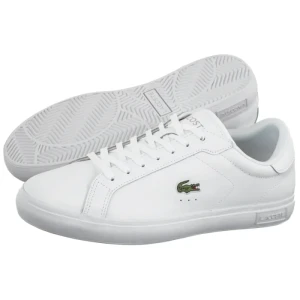 Sneakersy Powercourt 125 2 SMA Wth/Wht 749SMA0081.21G (LC448-b) Lacoste