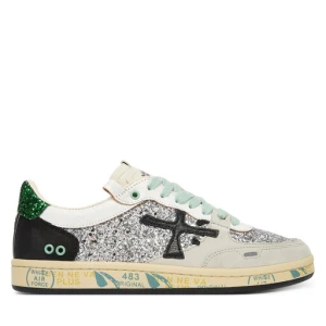 Sneakersy Premiata Clayd Var 8165 Srebrny