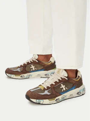 Sneakersy Premiata Mase25 Var 8026 Bordowy