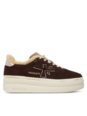 Sneakersy Premiata MICOL VAR 7894M Brązowy