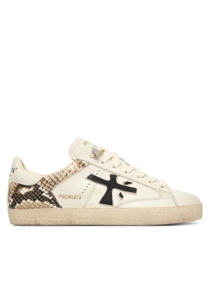 Sneakersy Premiata Stevend Var 8497 Kremowy