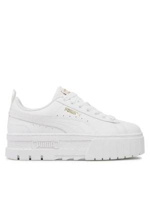 Sneakersy Puma Mayze Lth Jr 384527 Biały