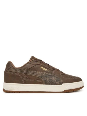 Sneakersy Puma Puma Caven III Crafted Leather 407315 01 Brązowy