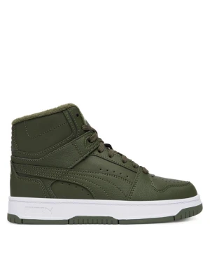 Sneakersy Puma Rebound Slam Mid Wtr Jr 40880302 Zielony ciemny