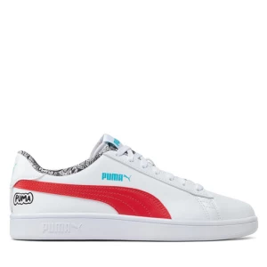 Sneakersy Puma Smash V2 Me Happy 386396 01 White/Red/Blue/Atoll/Black