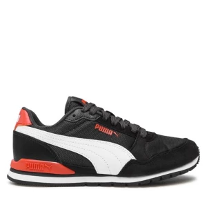 Sneakersy Puma ST Runner v3 Mesh Jr 385510 21 Dark Coal-Puma White-Puma Black