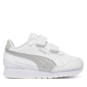 Sneakersy Puma St Runner V4 Glitter 401587 01 Biały