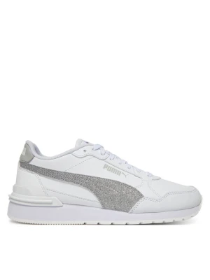 Sneakersy Puma St Runner V4 Sl Glitter Jr 401586 01 Biały
