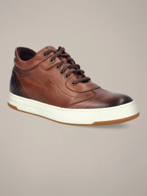 Sneakersy Randers Brązowe Lancerto