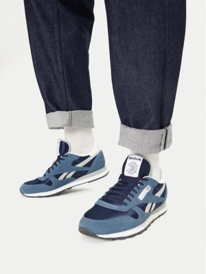 Sneakersy Reebok EO-CLASSIC LEATHER 100230514 Granatowy