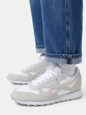 Sneakersy Reebok EO-CLASSIC LEATHER 100269424 Szary jasny