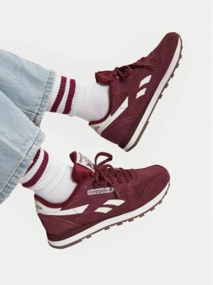 Sneakersy Reebok EO-CLASSIC LEATHER 100271703 Bordowy