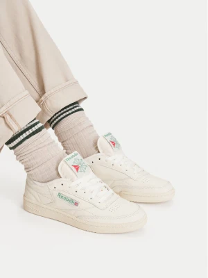 Sneakersy Reebok EO-CLUB C 85 VINTAGE 100007797 Kremowy