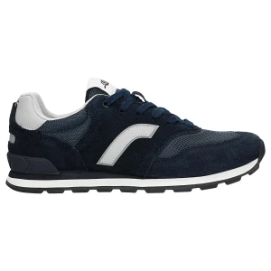 Granatowe sneakersy relaks z popielatymi wstawkami r 34202-86