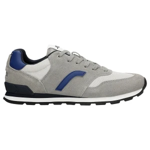 Popielato niebieskie sneakersy relaks z niebieskimi detalami r 34202-80