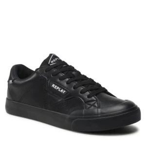 Sneakersy Replay College Leather S GMV1I.000.C0004L Czarny
