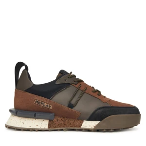Sneakersy REPLAY Field M GMS1P .000.C0064L Brązowy