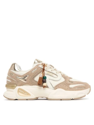 Sneakersy REPLAY GWS9N .000.C000KT Kremowy