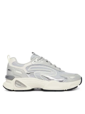 Sneakersy REPLAY GWSIR .000.C0001T Srebrny